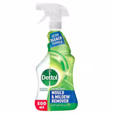 Dettol Anti-Bacterial Mould & Mildew Remover Spray Bottle, 500ml