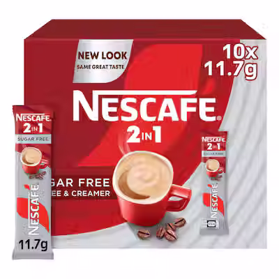 Nescafe 2in1 Coffee Mix, 11.7g Pack of 10