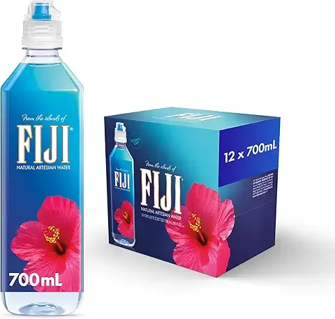 FIJI Water Sport Cap, 700 Ml, Pack Of 12
