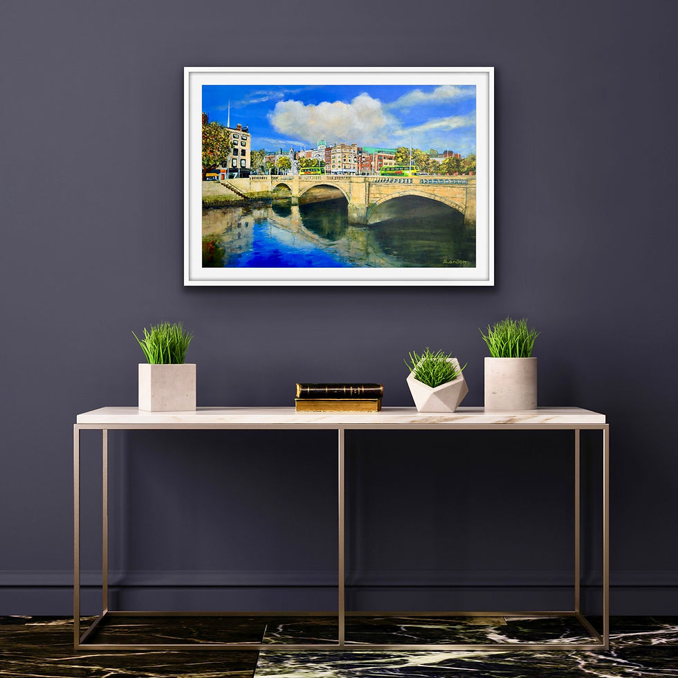 Thumbnail: O’Connell Bridge Limited Edition Print | Helen Condon