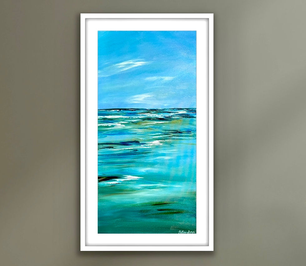 Beyond the Shore-Original Seascape by Helen Condon