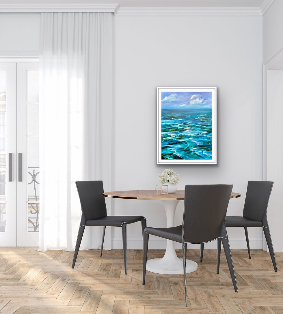 Thumbnail: Vibrant Seascape Painting by Irish Artist Helen Condon