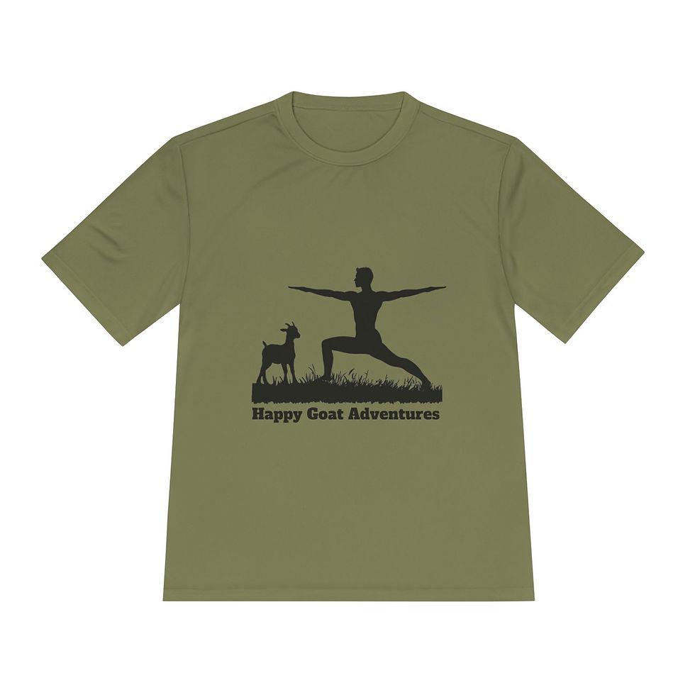 Thumbnail: Happy Goat Adventures Wicking Tee for Outdoor Enthusiasts