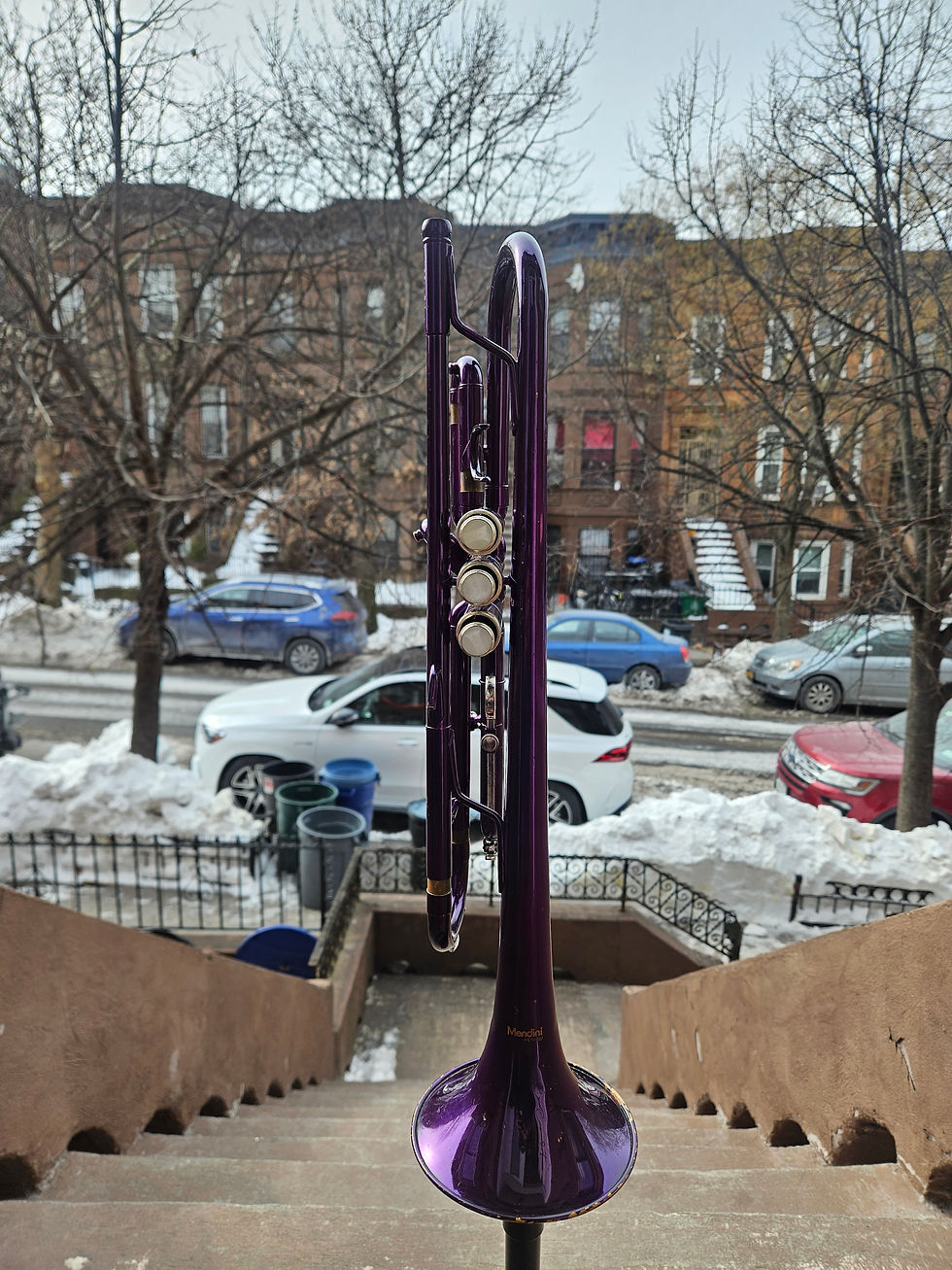 Thumbnail: Mendini By Cecilio MTT-PL Bb Trumpet (J16111522)