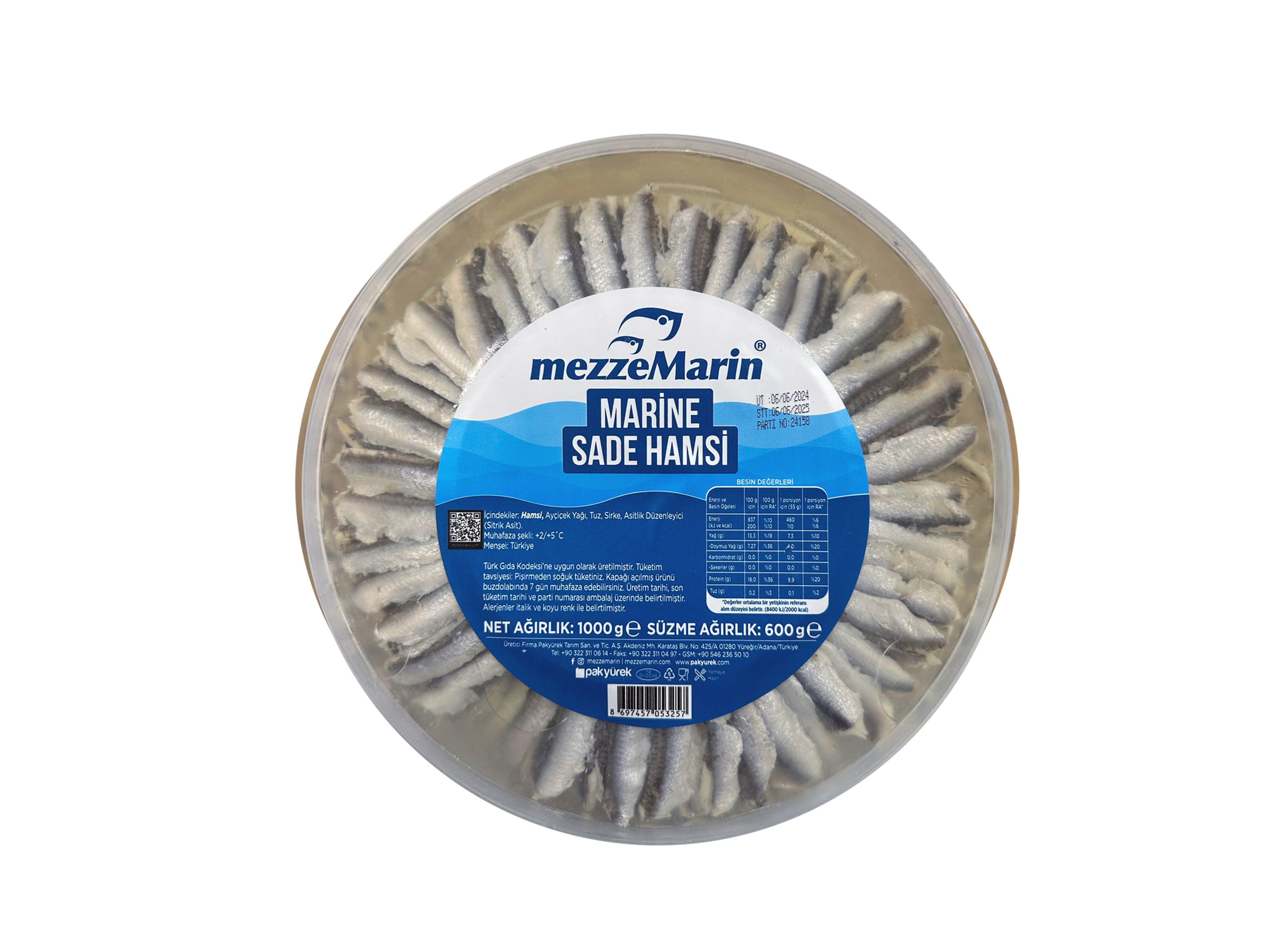 Sade Hamsi Marine 200 GR
