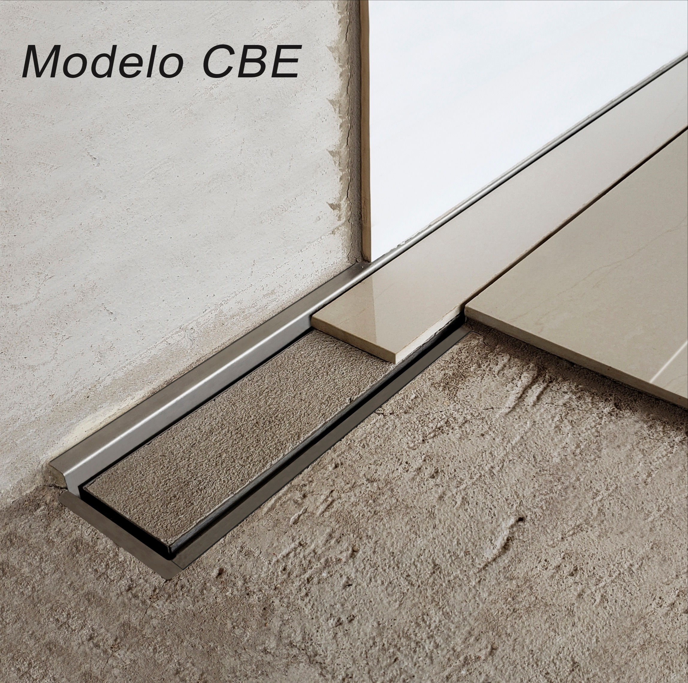 Ralo Linear Sifonado Modelo CBE/CBD Tampa Oculta 0.85 m