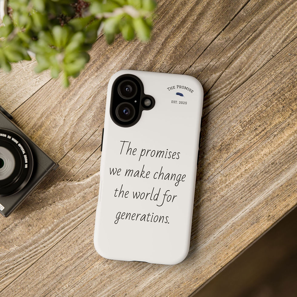 Thumbnail: Phone Case  "The promises we make...."Protective Cover