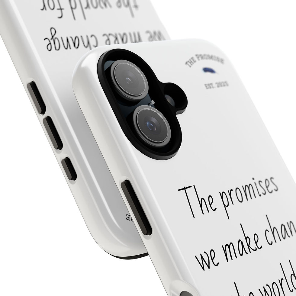 Thumbnail: Phone Case  "The promises we make...."Protective Cover