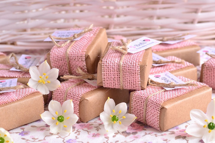Detalles para bautizos jabones personali