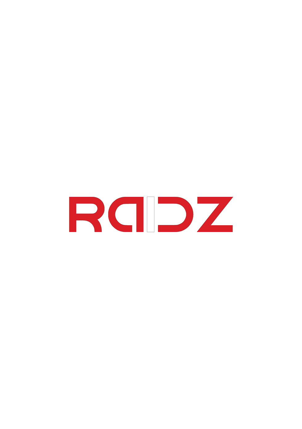 Autocollant Raidz Rouge & Blanc