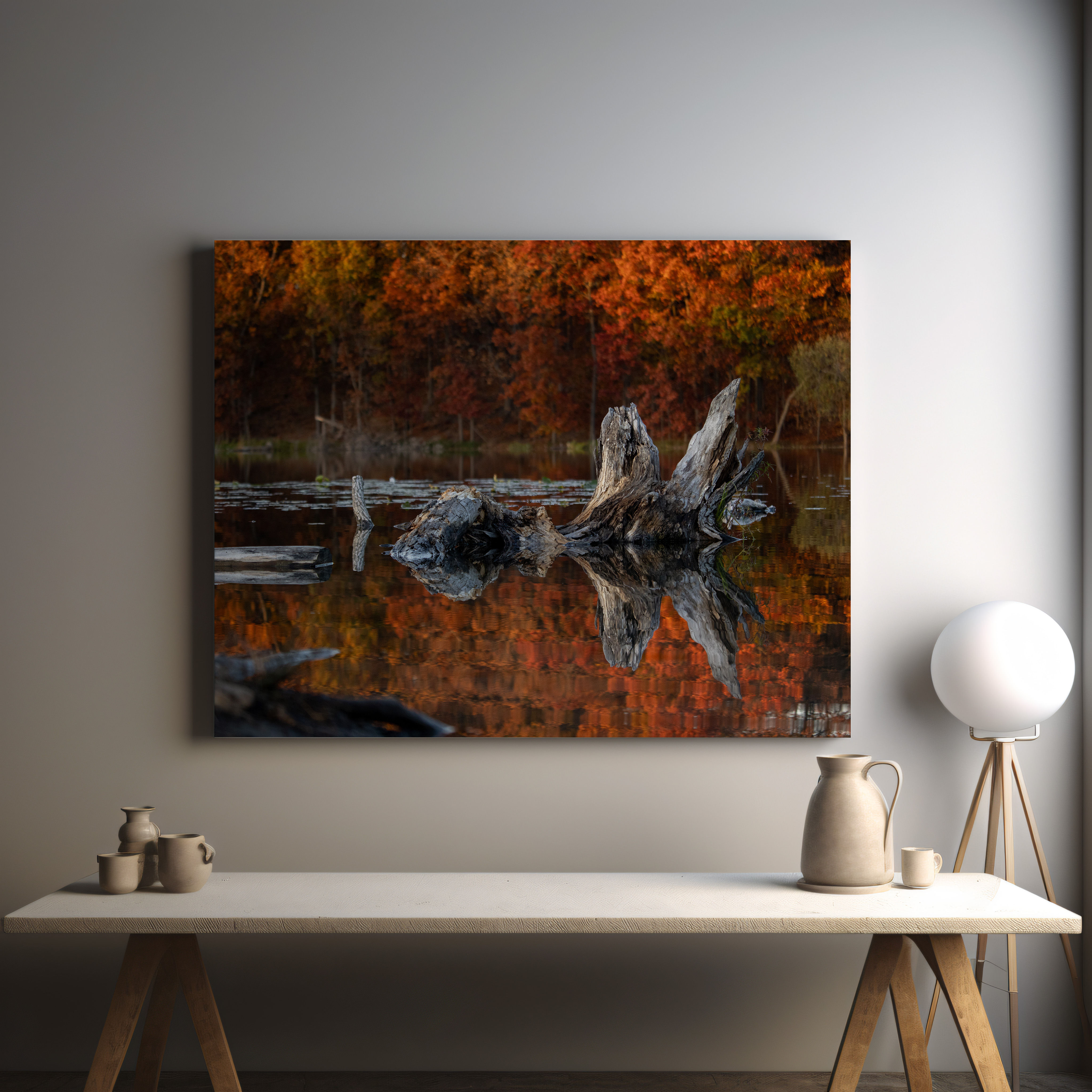 A Mirror Of Autumn (Canvas)