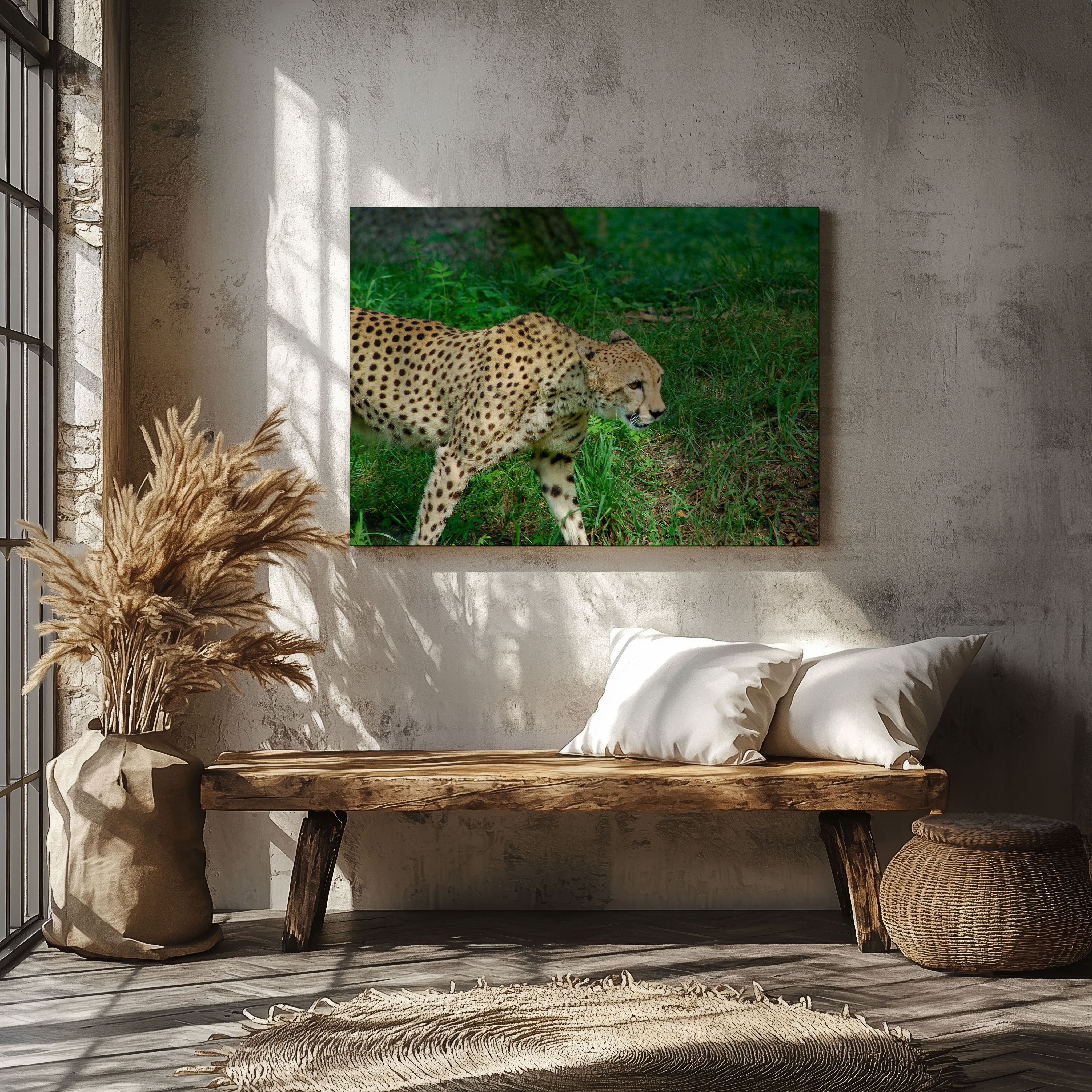 Cheetah Stroll (Canvas)