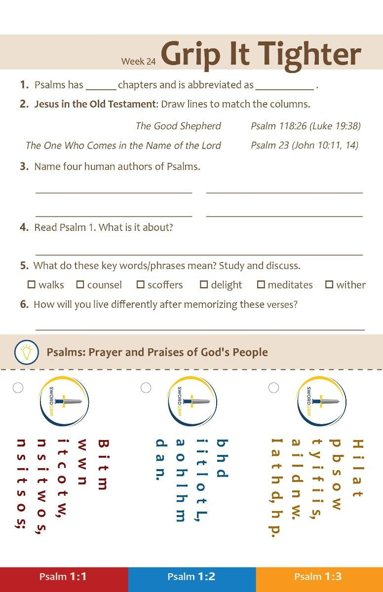 Thumbnail: SwordGrip OldTestament: Vol 1:80 Verses from Genesis to Psalms NKJV