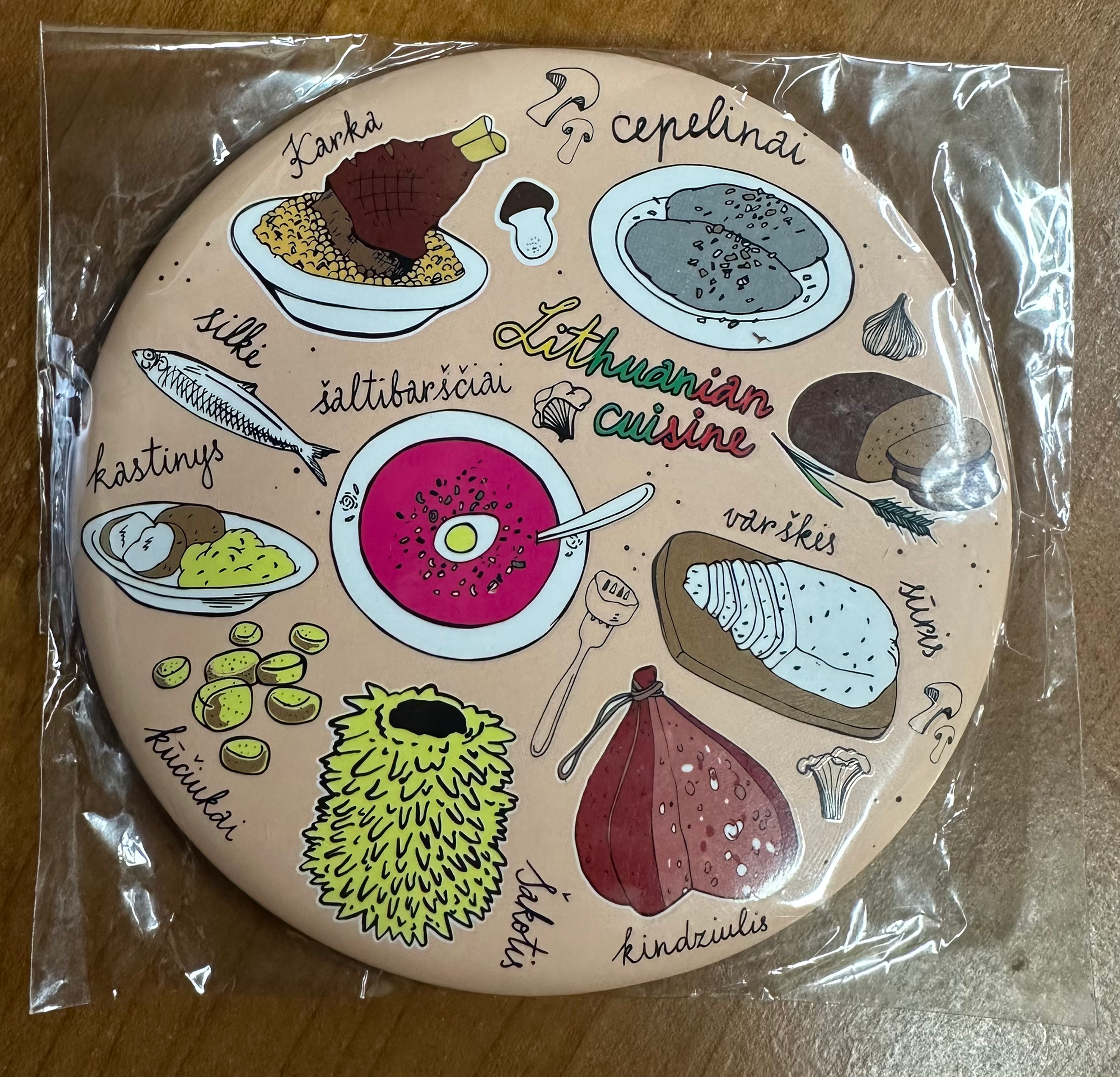 Magnet"Lithuania cuisine"