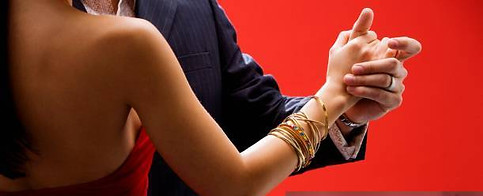 DANCERS HAND HOLD