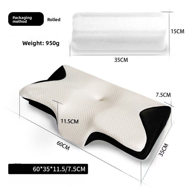 Thumbnail: Ergonomic Butterfly Memory Foam Cervical Pillow