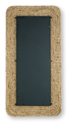Thumbnail: Norigan Natural Seagrass Floor Mirror