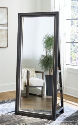 Thumbnail: Evesen Floor Standing Mirror with Storage
