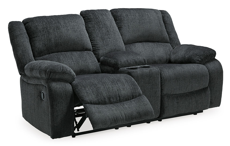 Thumbnail: Draycoll — Reclining Loveseat with Console