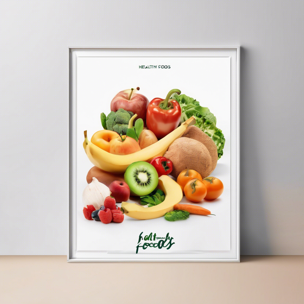 Pôster de Alimentos Saudáveis