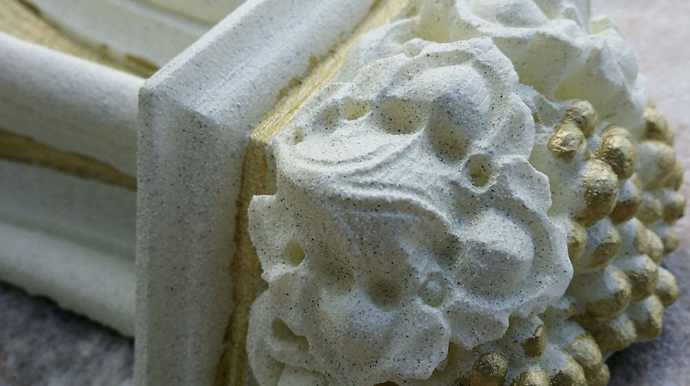 Thumbnail: Gothic Corbel, Intricate Flowers & Berries