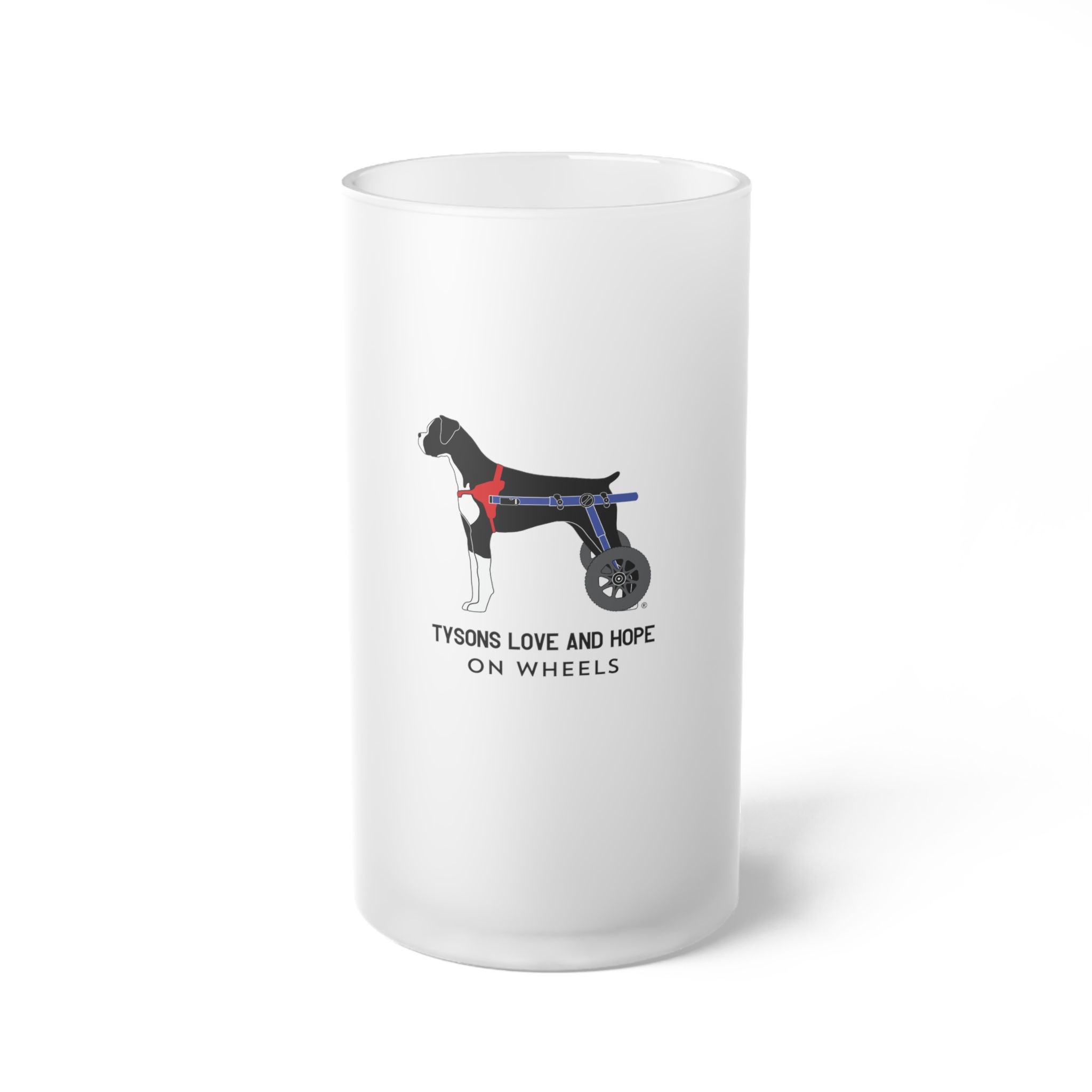 Frosted Glass Beer Mug