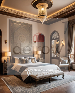 A Luxurious Moroccan-Inspired Bedroom with Authentic Design Details