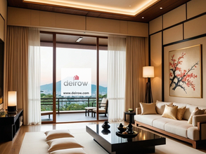 The Charm of Japanese Inspired Elegant Living room