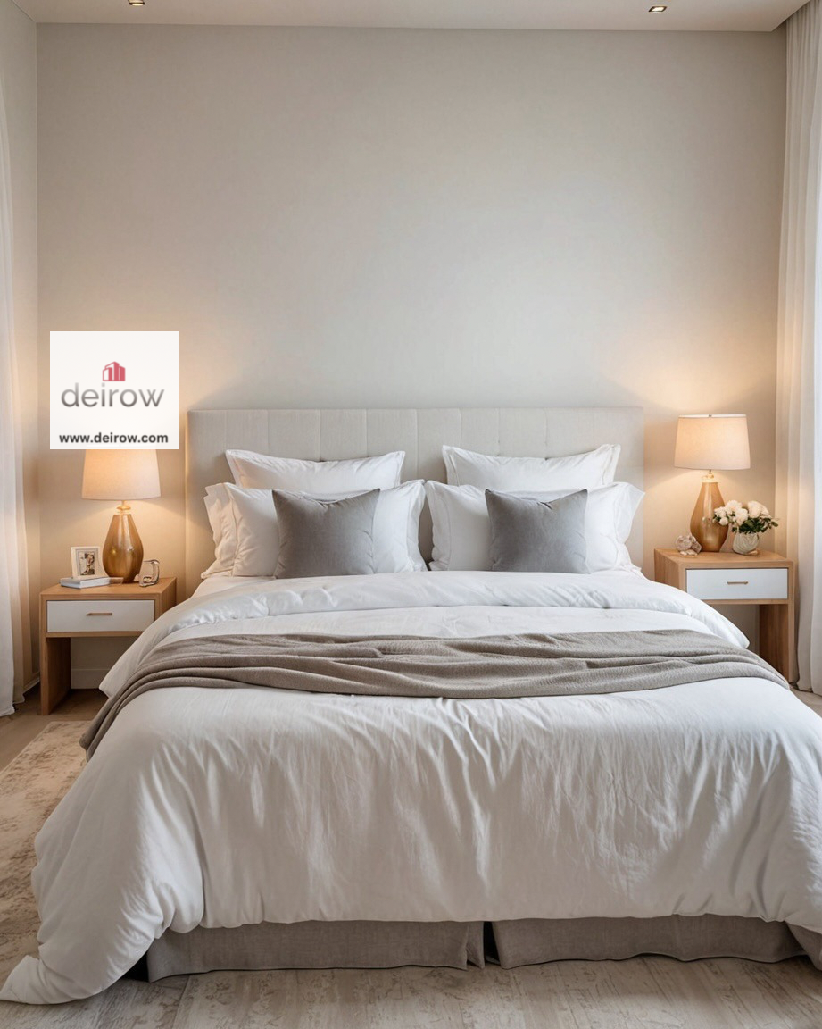 Timeless Elegance of a Modern Simple Beige Bedroom