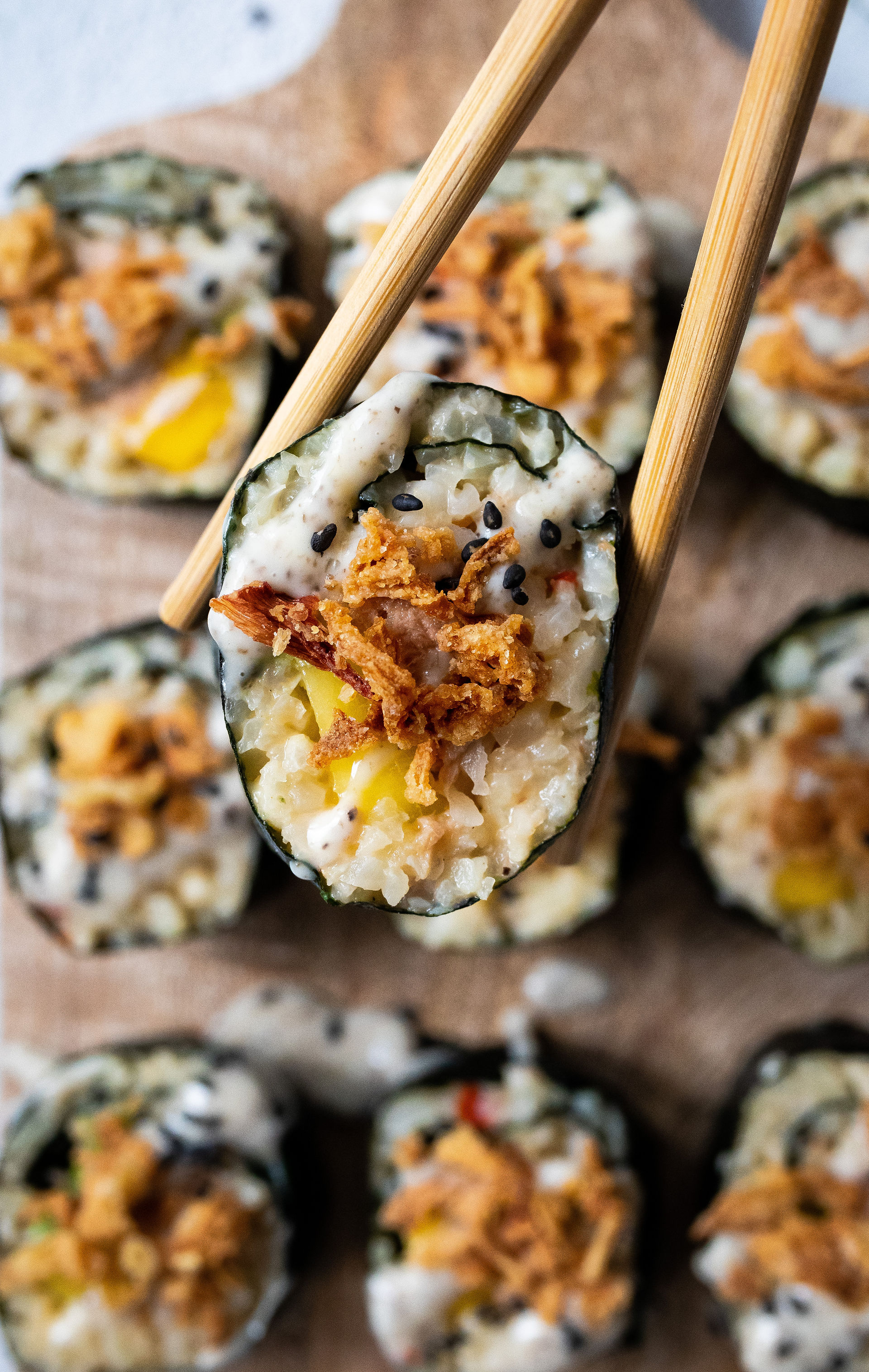 Bloemkool sushi