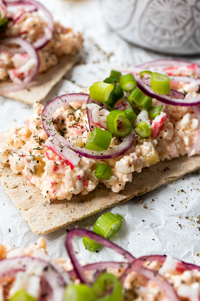 Surimi-krabsalade
