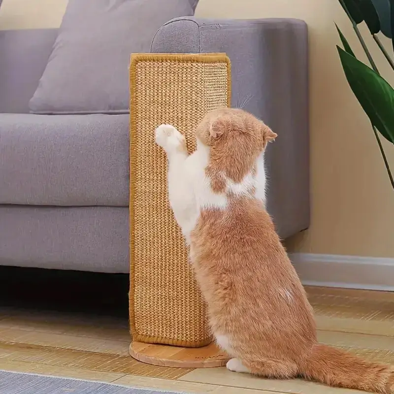 Thumbnail: Natural Sisal Cat Scratcher Mat Cat Scratch Mats Horizontal Cat Floor Scratching