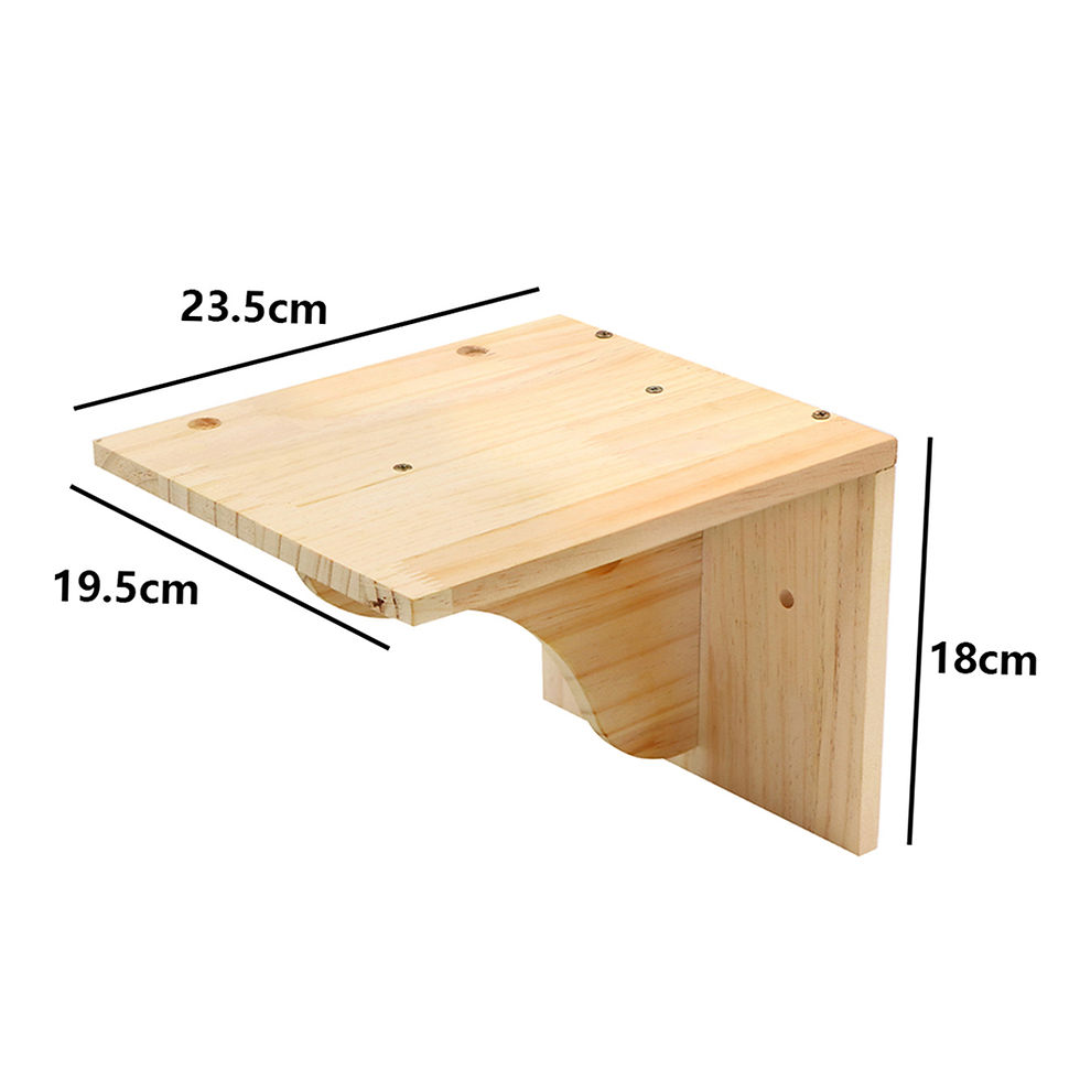 Thumbnail: Wall Mounted Cat Shelf Bed with Soft Cushion Cat Perch Indoor Cat Furniture for 