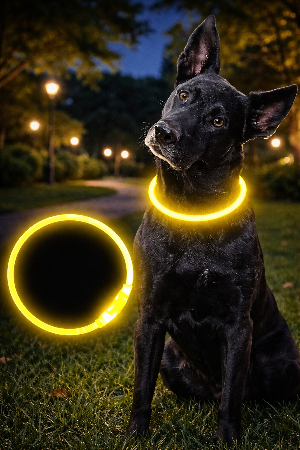 Thumbnail: Rechargeable High Visibility LED Dog Collar