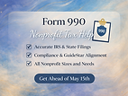 Form 990 Nonprofit Tax Help