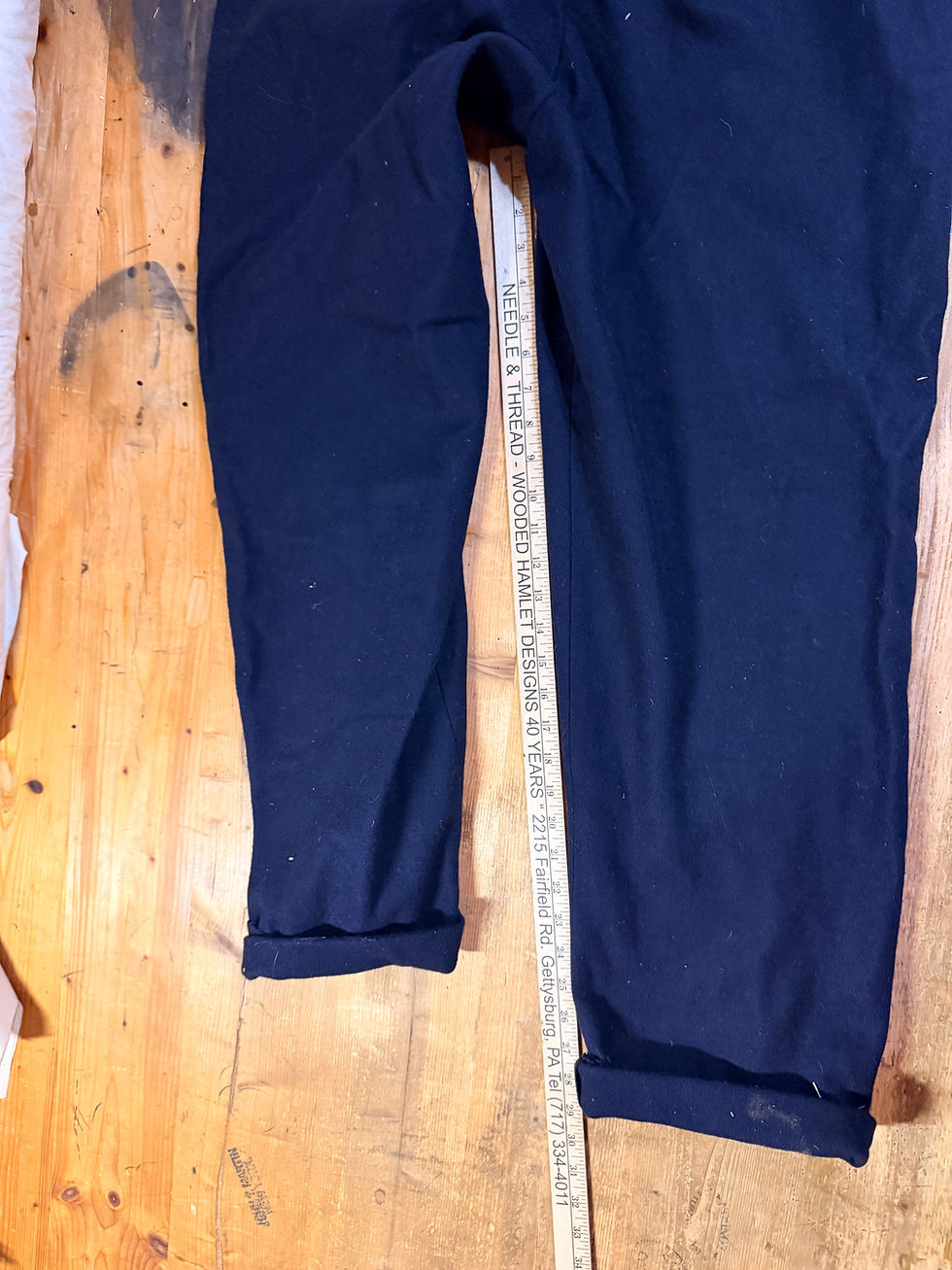 Thumbnail: USED Size 32 Dark Blue Trousers