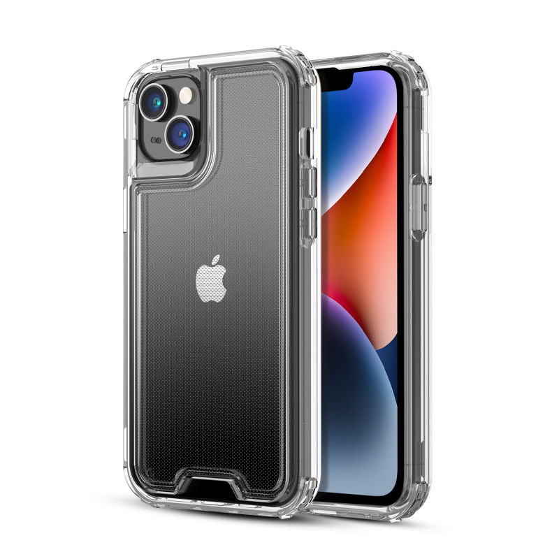 Thumbnail: Apple iPhone 14 (6.1) - Transparent Clear / Transparent Hybrid Protector Cover