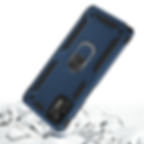 Motorola Moto G Stylus (2021), Anti-Drop Hybrid Protector Case - Ink Blue/Black
