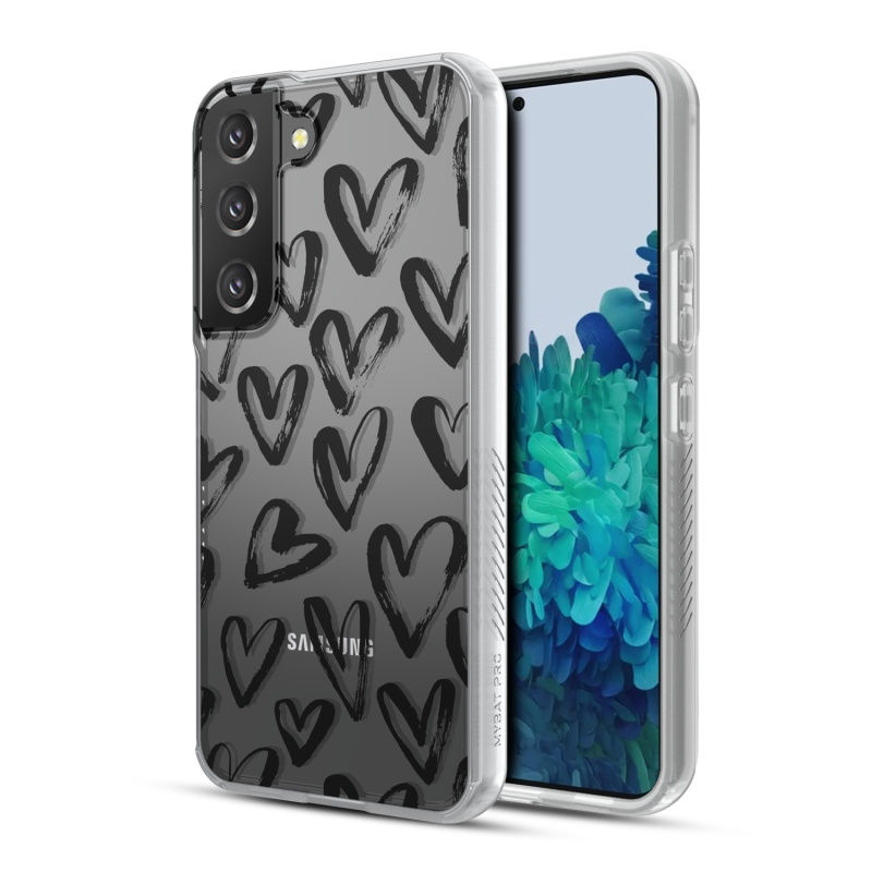 Thumbnail: Samsung Galaxy S22, Mood Series Case - Black Hearts