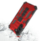 MyBat Sturdy Hybrid Protector Cover (with Stand) for Samsung Galaxy S23 - Red /