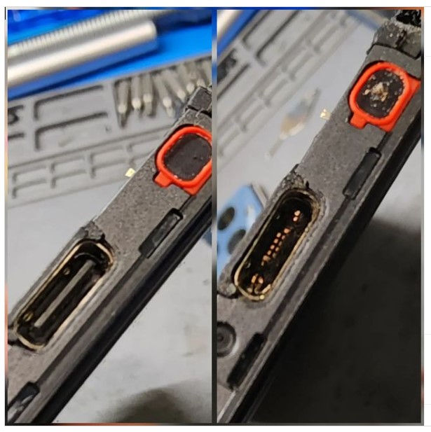 Charger port replacement
