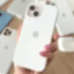 IPHONE 15 PRO MAX SILICONE CASE - WHITE
