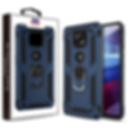 Motorola Moto G Power (2021), Anti-Drop Hybrid Protector Case - Blue
