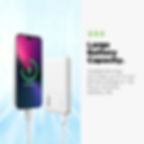Thumbnail: AmpNergy VoltVault 5K mAh Power Bank - White