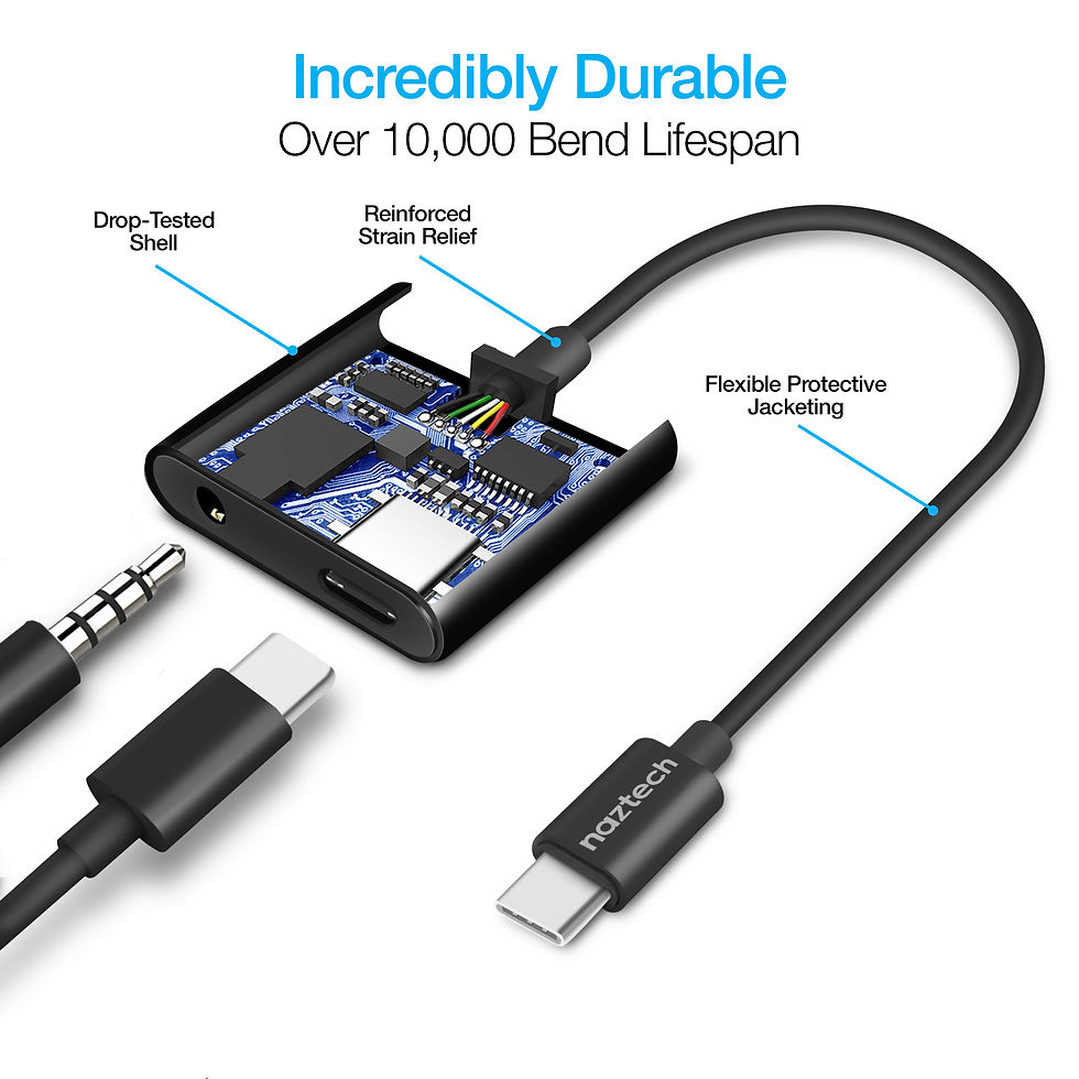 Thumbnail: USB-C & 3.5mm Audio + Charge Adapter