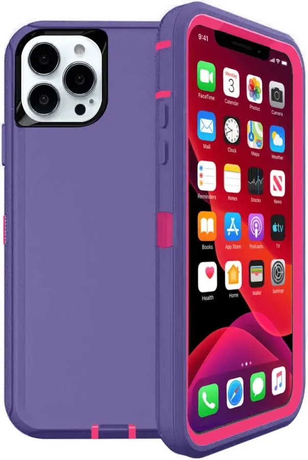 I 13 PRO MAX RUGGED PURPLE CASE