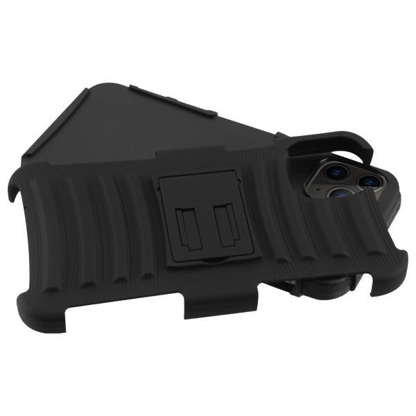 Apple iPhone 11 Pro, Advanced Armor Stand Protector Cover - Black