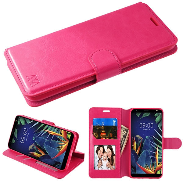 LG K40 / Harmony 3, MyJacket Wallet Element - Hot Pink