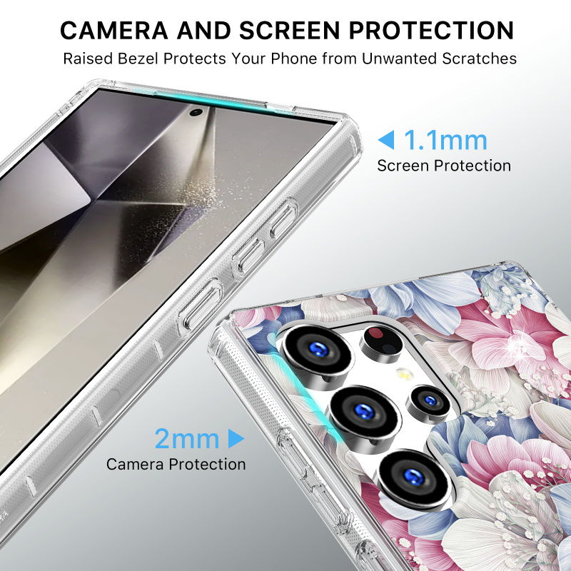 Thumbnail: MyBat Pro Mood Series Case (with Diamonds) for Samsung Galaxy S24 Ultra - Floral