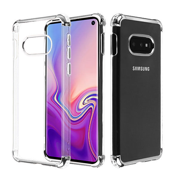 Samsung Galaxy S10 Lite, Clear Klarion Candy -Silver / Transparent